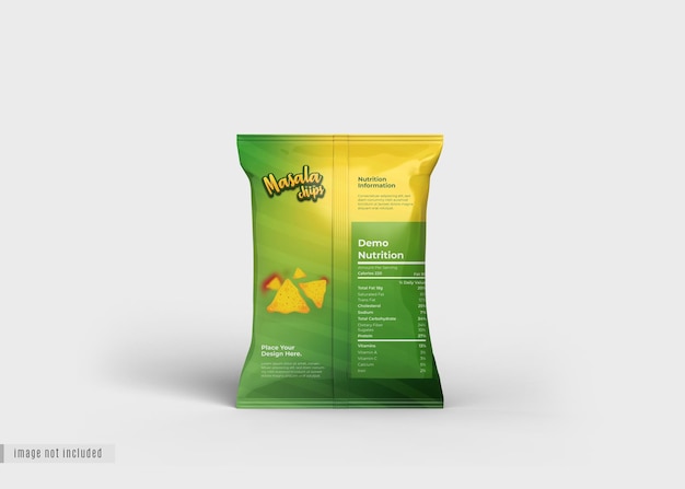 Maquete de chips brilhantes