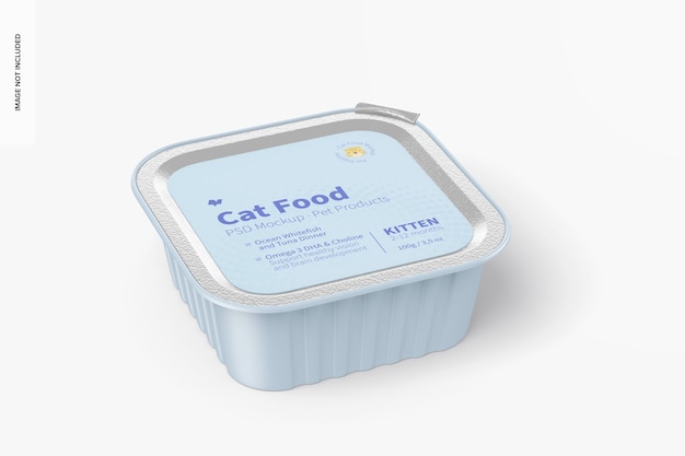 Maquete de comida de gato