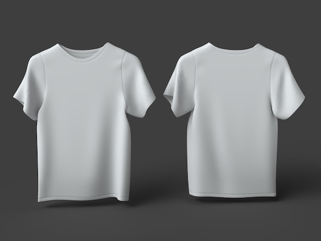 Maquete de design de camiseta branca