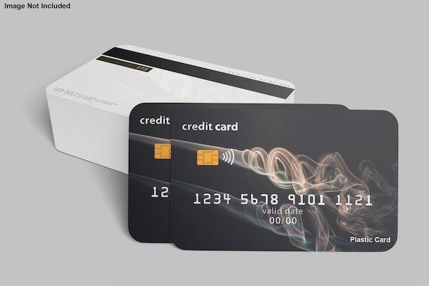 Maquete de design de cartão de crédito