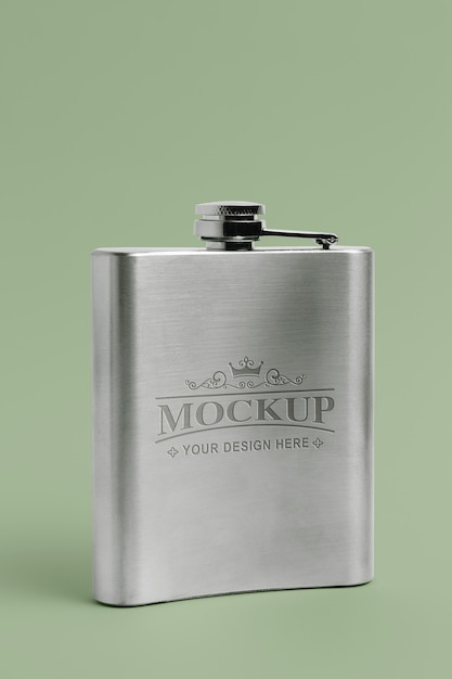 Maquete de design de frasco moderno
