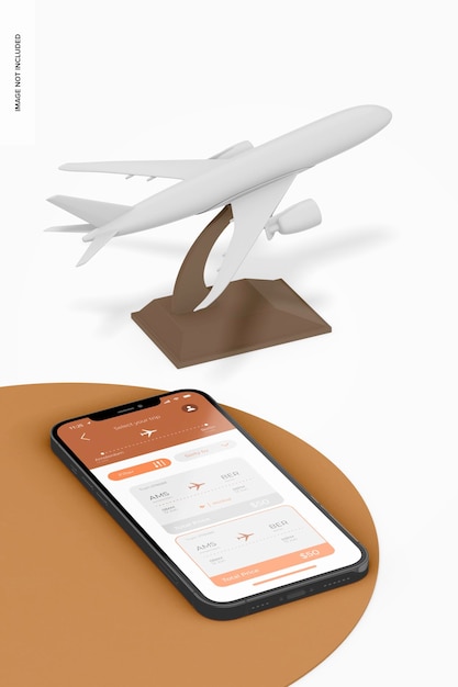 Maquete de dispositivo de viagem