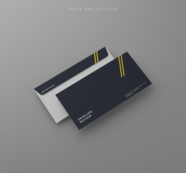 Maquete de dois envelopes DL