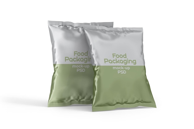 PSD maquete de embalagens de alimentos