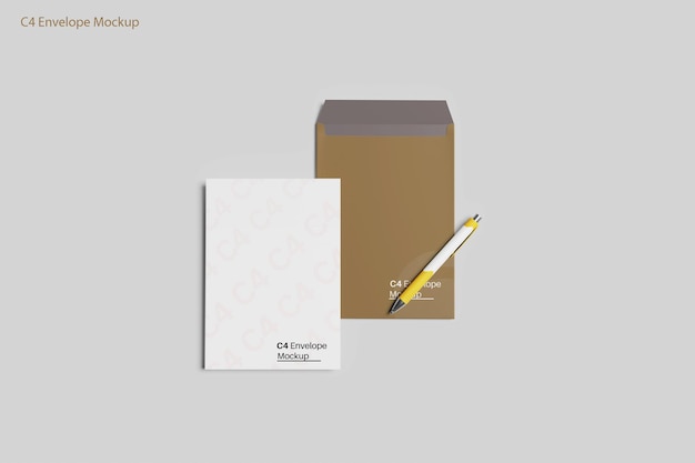 Maquete de envelope C4