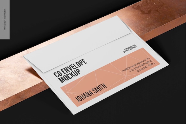 maquete de envelope C6