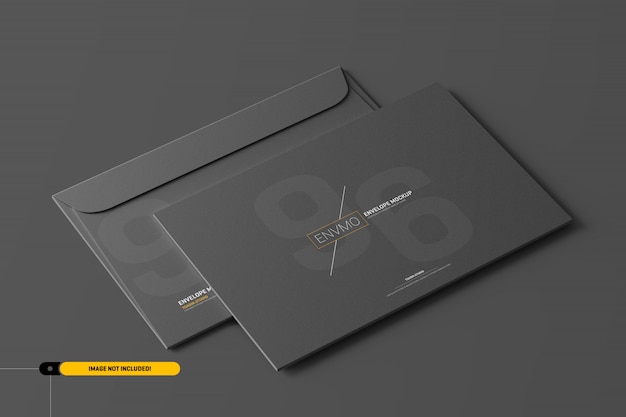 Maquete de envelope psd