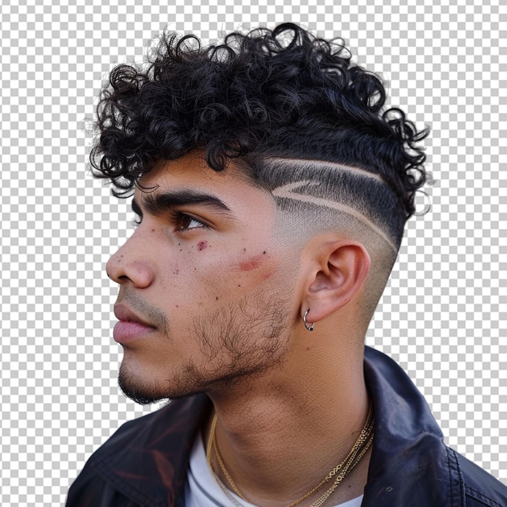 PSD maquete de estilo de cabelo