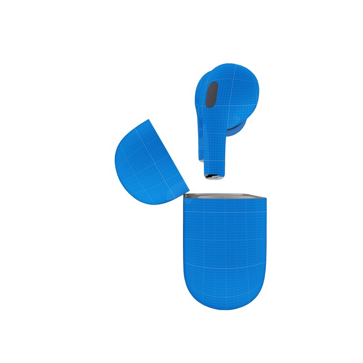 PSD maquete de fones de ouvido