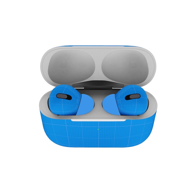 Maquete de fones de ouvido