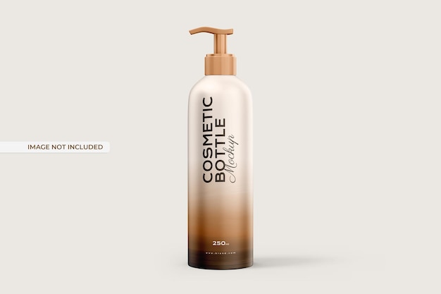 Maquete de frasco cosmético