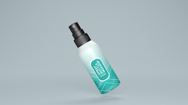 Maquete de frasco de spray PSD
