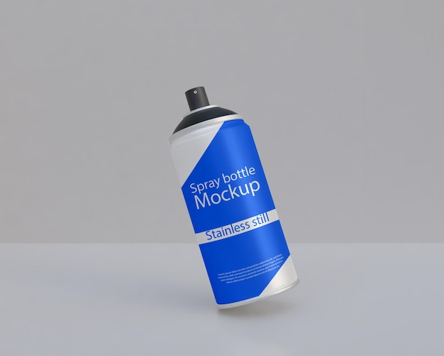 Maquete de frasco de spray