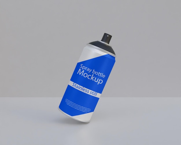 Maquete de frasco de spray