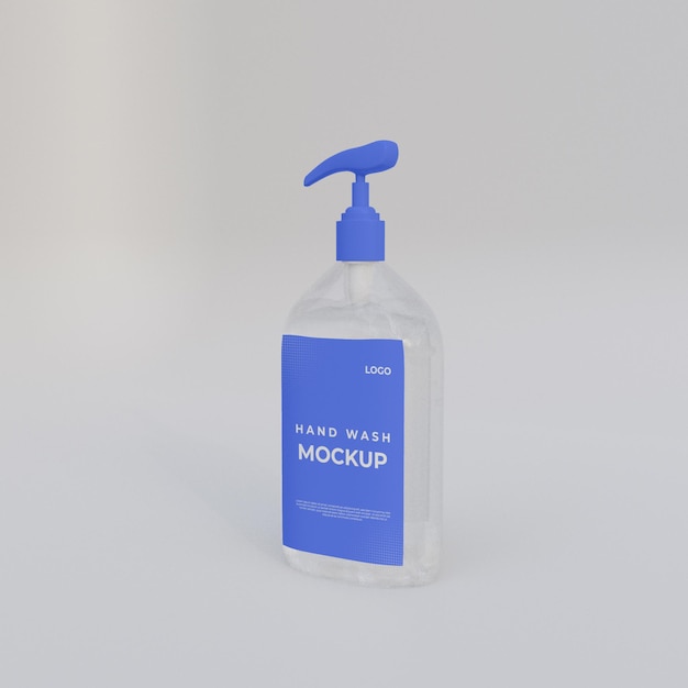 Maquete de frasco spray 3d