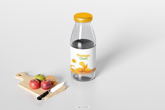 Maquete de Garrafa de Suco