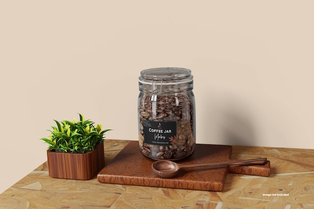 Maquete de jarra de café