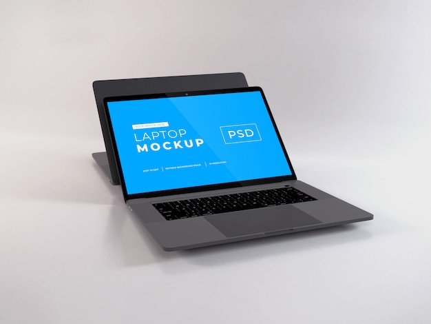 Maquete de laptop realista