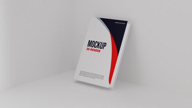 PSD maquete de livro de capa dura 3d