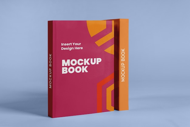 Maquete de livro em pé