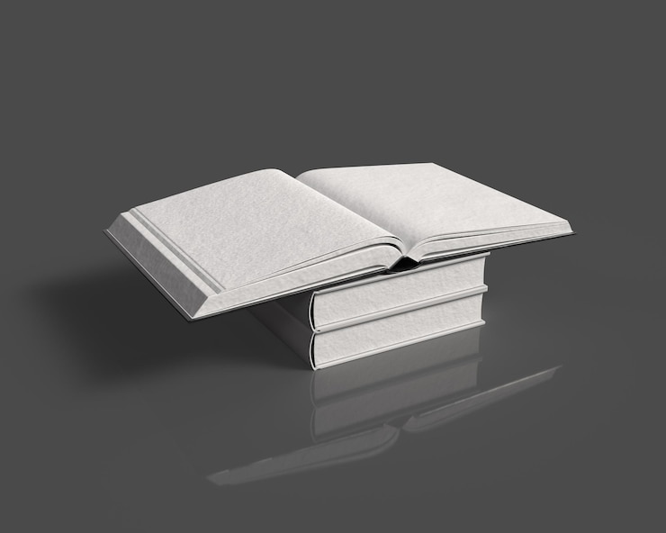 PSD maquete de livro realista
