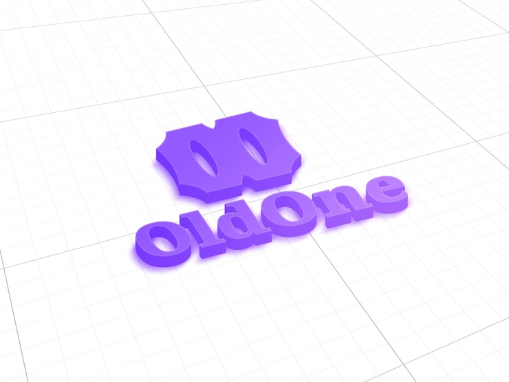 PSD maquete de logotipo 3d de vista em perspectiva