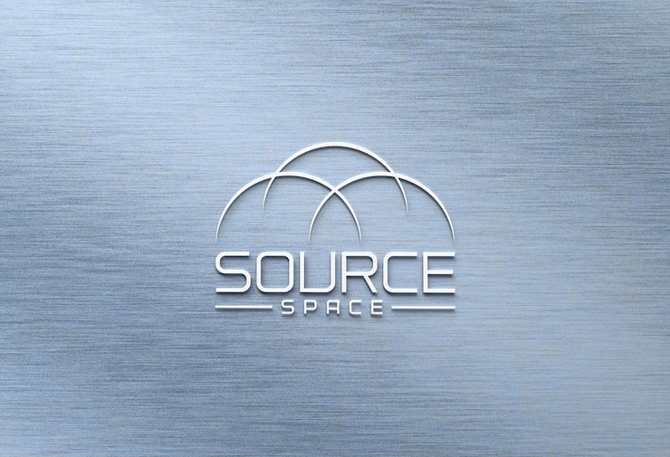 maquete de logotipo no fundo da parede de textura