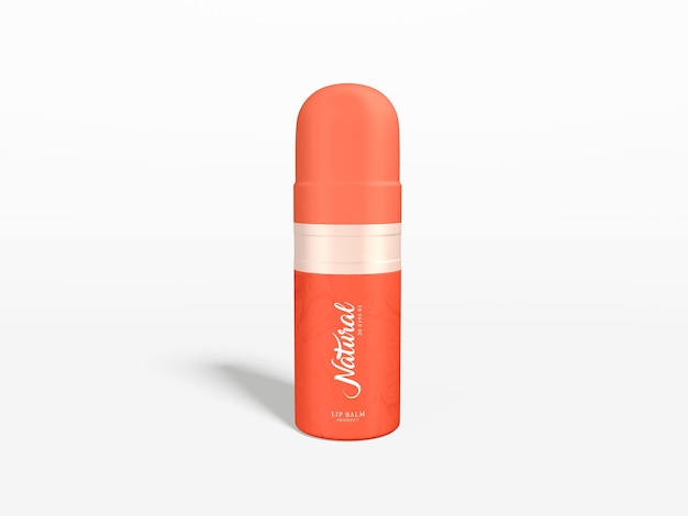 Maquete de marca de garrafa cosmética