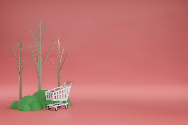 PSD maquete de modelo de espaço vazio de renderização 3d para colocação de produto