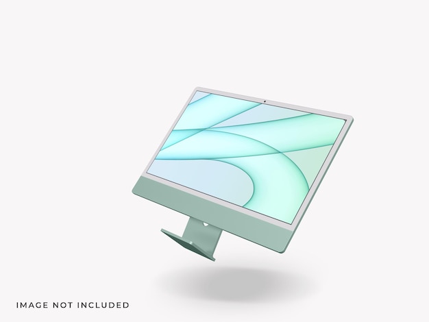 Maquete de monitor de computador