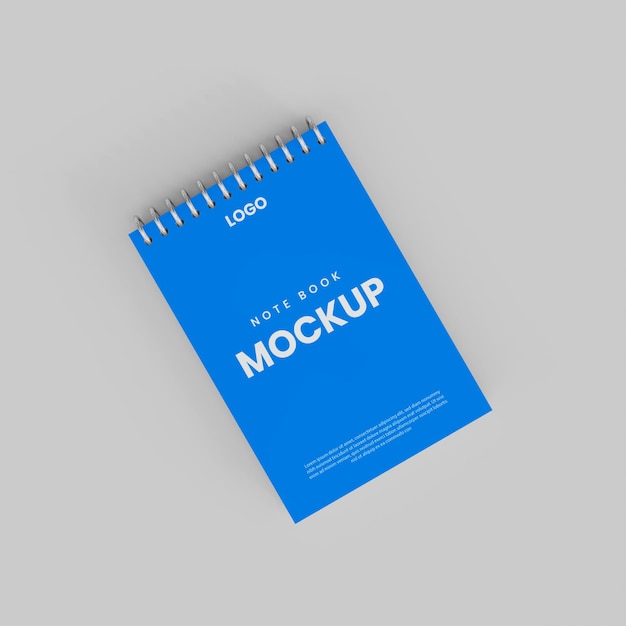 Maquete de notebook em 3D