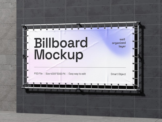 Maquete de outdoor para publicidade externa