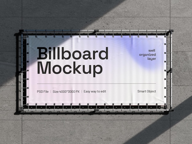 Maquete de outdoor para publicidade externa