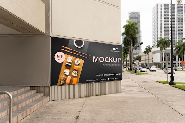 Maquete de outdoors de Miami