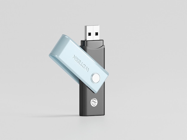 PSD maquete de pen drive usb flash