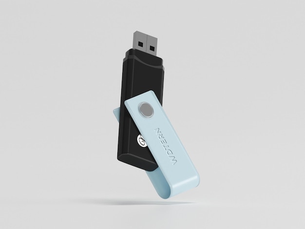 PSD maquete de pen drive usb flash