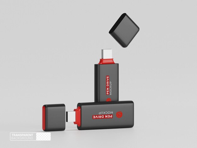 PSD maquete de pendrive