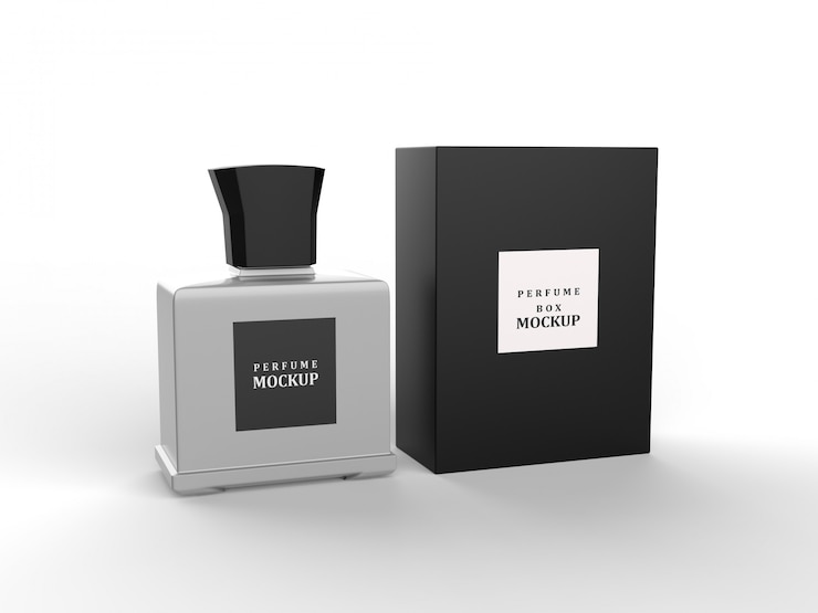 PSD maquete de perfume