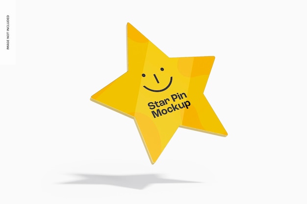 Maquete de Pino Esmaltado Estrela, Flutuante
