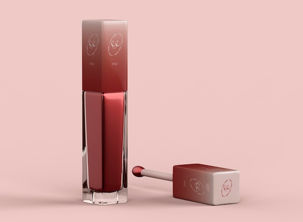 Maquete de produto cosmético