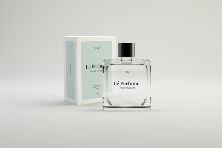PSD maquete de psd de perfume