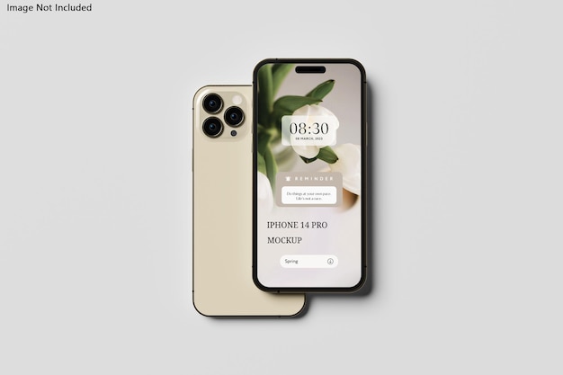 maquete de psd iphone 14 pro