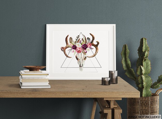 Maquete de quadro