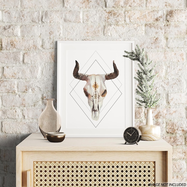 Maquete de quadro