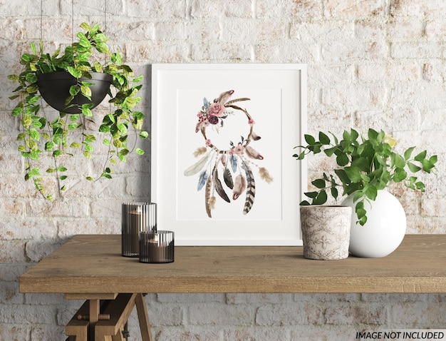 Maquete de quadro