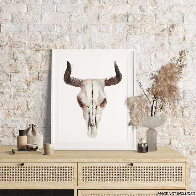 Maquete de quadro