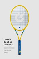 Maquete de raquete de tênis