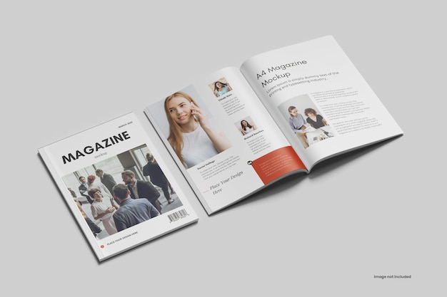 Maquete de revista A4