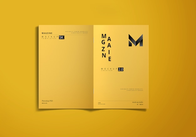 Maquete de revista A4