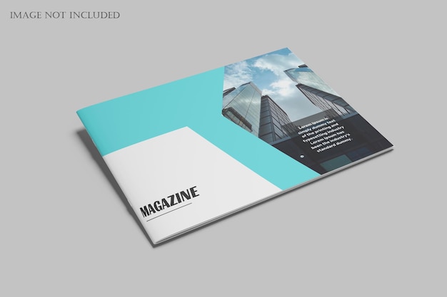 Maquete de revista de paisagem